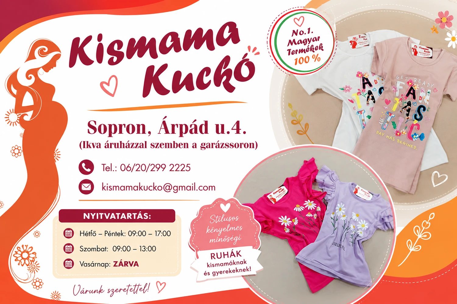 Kismama Kuckó – Kismamaruházat és női ruházat Sopronban