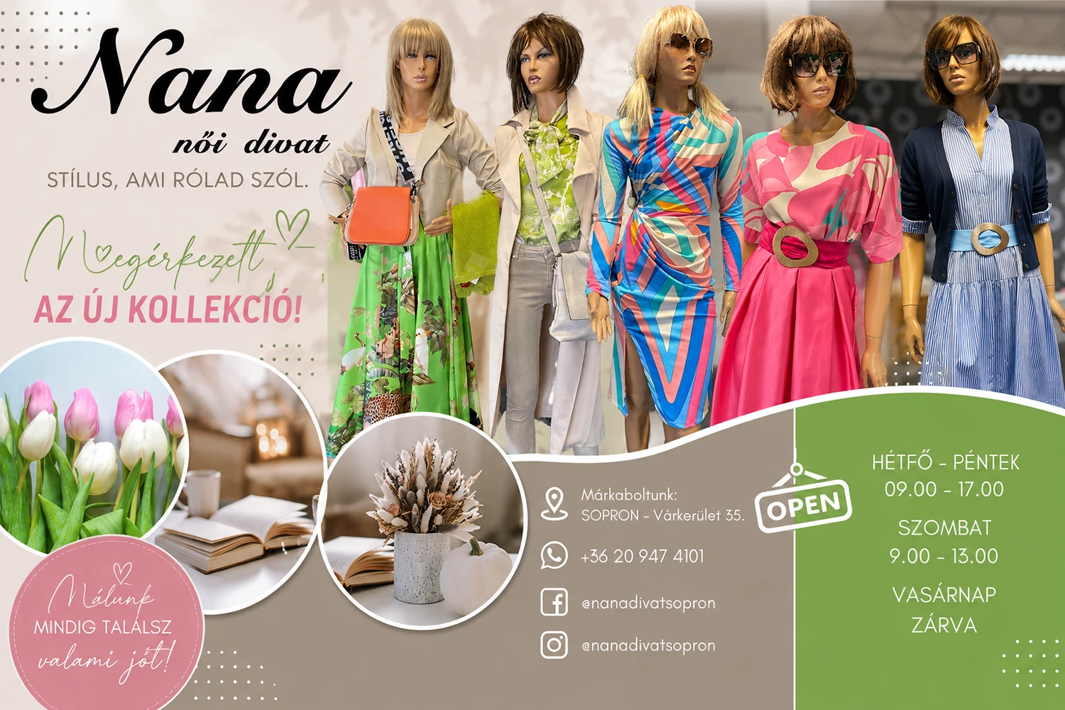 Nana Női Divat – női ruházat Sopronban